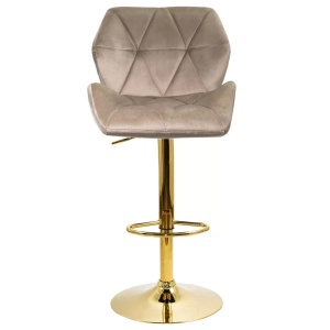 scaun de bar baza auriu abs148