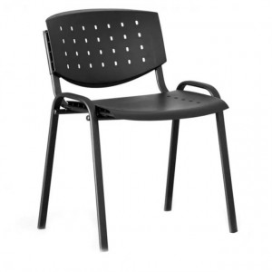 scaun plastic negru layer