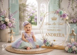 Banner Personalizat Botez model 05
