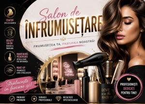 Banner Personalizat Coafor / Salon Înfrumusețare model 08