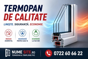 Banner Personalizat Termopane model 08