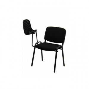 scaun vizitator negru cu masuta hrc606
