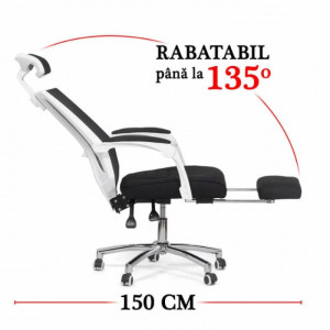 Scaun de birou ergonomic, cu suport de picioare OFF 420