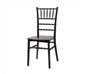 Scaun de evenimente Tiffany, model RK007, negru/ALB
