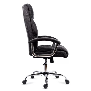 Scaun directorial din stofă cu arcuri OFF 709 negru