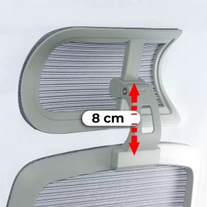 Scaun ergonomic de birou OFF 403 din mesh cu brate reglabile 3D