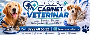 Banner Personalizat Cabinet Veterinar model 07