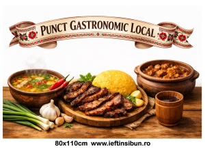 Banner Personalizat Punct Gastronomic Local - Muntenia