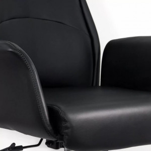 Scaun directorial rotativ, rezistent la 200 kg, model OFF800, negru