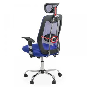 SCAUN ERGONOMIC DE BIROU OFF 988  albastru