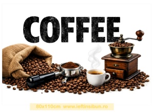Banner „Coffee Shop” – 80×110 cm Personalizabil