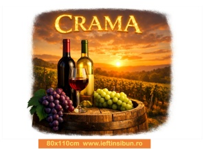 Banner „Cramă” – personalizabil, 80×110 cm