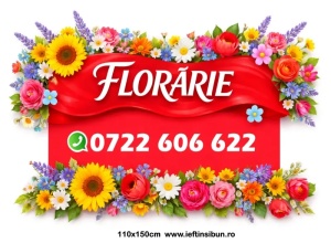 Banner "Florărie Personalizat"