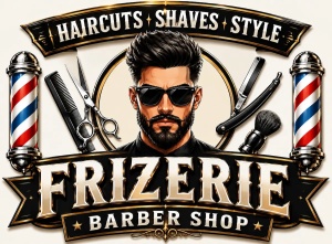 Banner Frizerie Barber Shop model 10