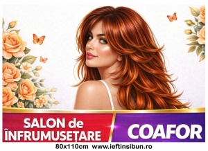 Banner Personalizat Coafor Salon infrumusetare