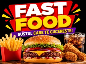 Banner Personalizat Fast Food model 03