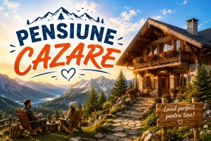 Banner Personalizat Pensiune Cazare model 02
