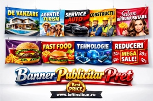 Banner Publicitar Preț