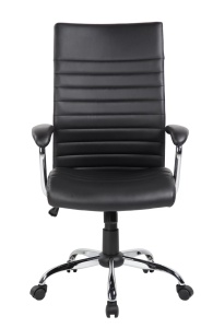 Scaun de birou directorial Davik, negru,