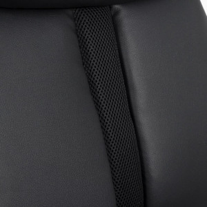 Scaun directorial piele ecologica negru si suport picioare OFF 321