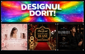 Banner Majorat Personalizat Model 20 Design-ul dorit