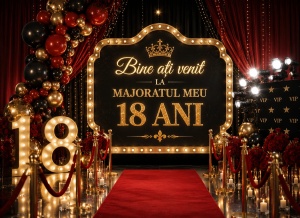 Banner Majorat VIP Model 08 Covor Roșu | ieftinsibun.ro