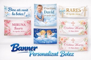 Banner Personalizat Botez