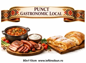 Banner Personalizat Punct Gastronomic Local - Banat