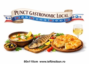 Banner Personalizat Punct Gastronomic Local - Dobrogea