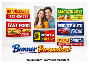 Banner Publicitar 160x250 cm