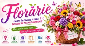 Banner Publicitar Personalizat Florarie model 02