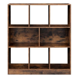 Biblioteca Mini cu rafturi maro