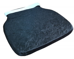 perna catifea chiavari negru