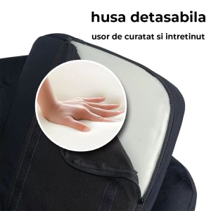 Scaun de bar negru ABS 1271 din catifea cu picioare din lemn