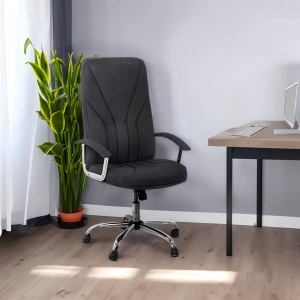 Scaun de birou managerial textil OFF 710 negru - Img 5