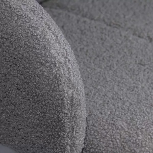 Scaun dining GRI BUC 281 din material boucle cu cadru metalic