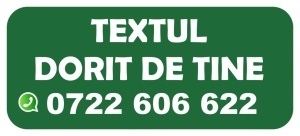 Banner Personalizat 50x110 cm TEXT FUNDAL ALBASTRU - Img 5