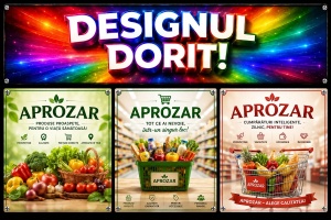 Banner Personalizat Aprozar Legume Fructe model 01