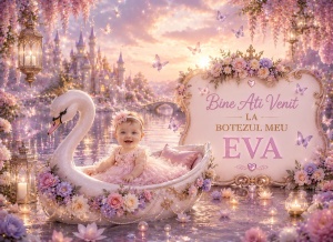 Banner Personalizat Botez model 08