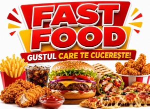 Banner Personalizat Fast Food model 06