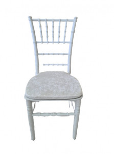 Scaun de evenimente Chiavari, PP reciclata, model KD007, alb - Img 3