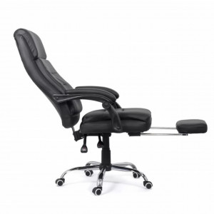 Scaun directorial cu suport de picioare OFF 425 gri/negru