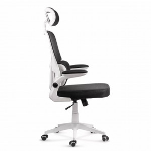 Scaun ergonomic cu suport lombar activ si tetiera reglabila Model Off432 negru