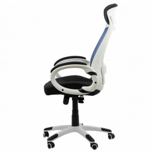 Scaun ergonomic de birou OFF 912 albastru, negru