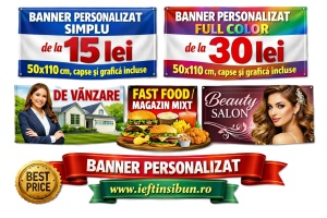 Banner Personalizat 100x200 cm