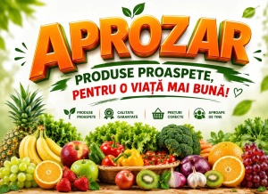 Banner Personalizat Aprozar Legume Fructe model 02