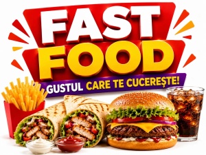 Banner Personalizat Fast Food model 04