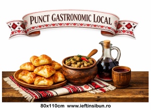 Banner Personalizat Punct Gastronomic Local - Moldova