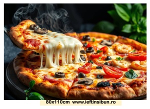 Banner "Pizzerie" personalizat, 80x110 cm