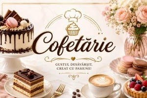 Banner Publicitar Cofetărie și Patiserie Model 02